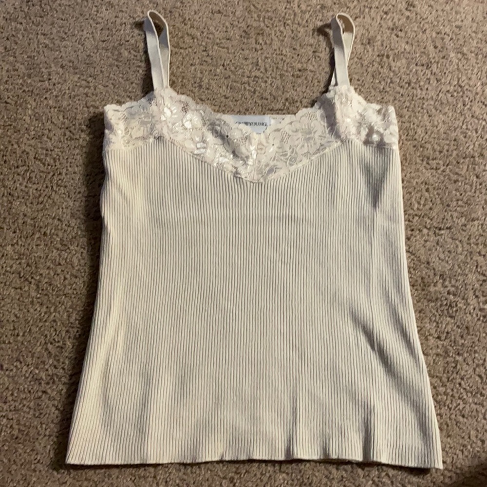 Tank top lace top